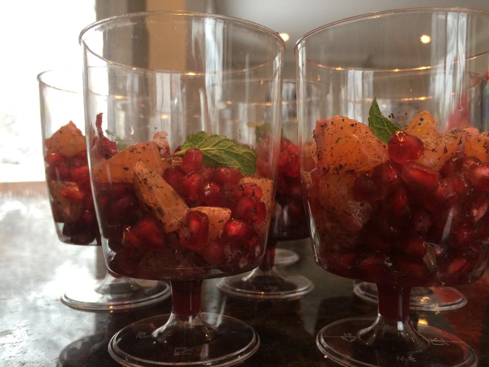 Minted Pomegranate Fruit Cup