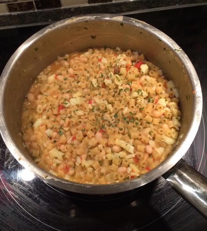 Pasta e Fagioli (Pasta with beans)