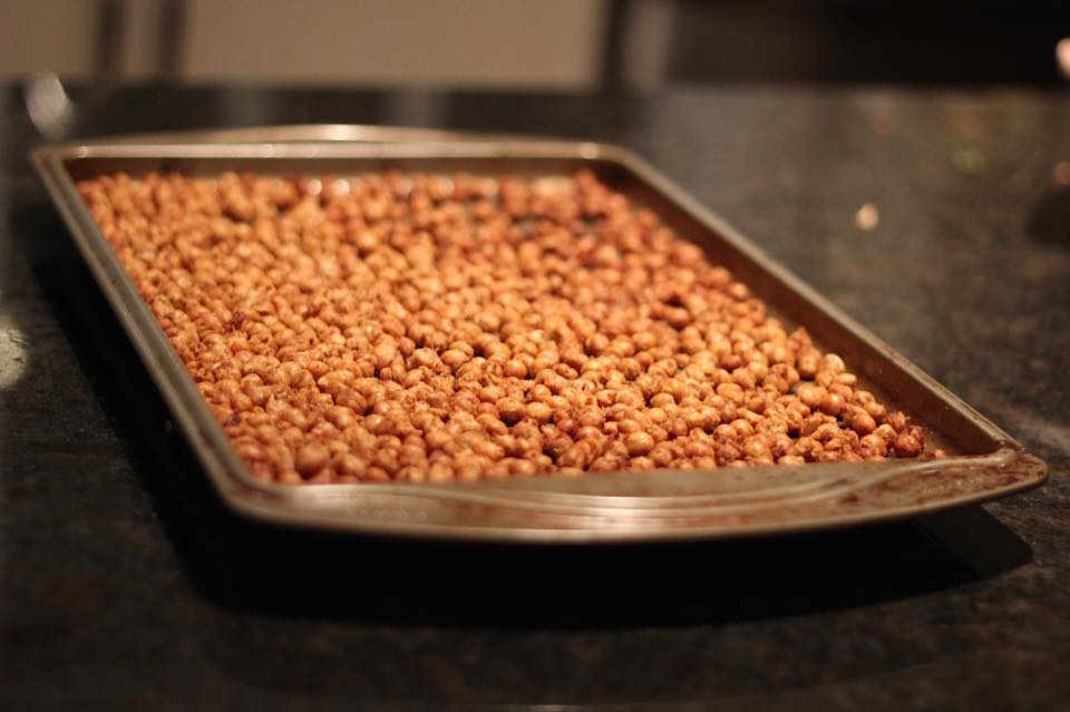 Spicy Roasted Chickpeas