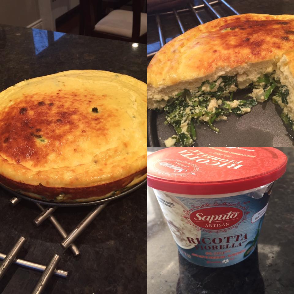 Watercress & Ricotta Frittata